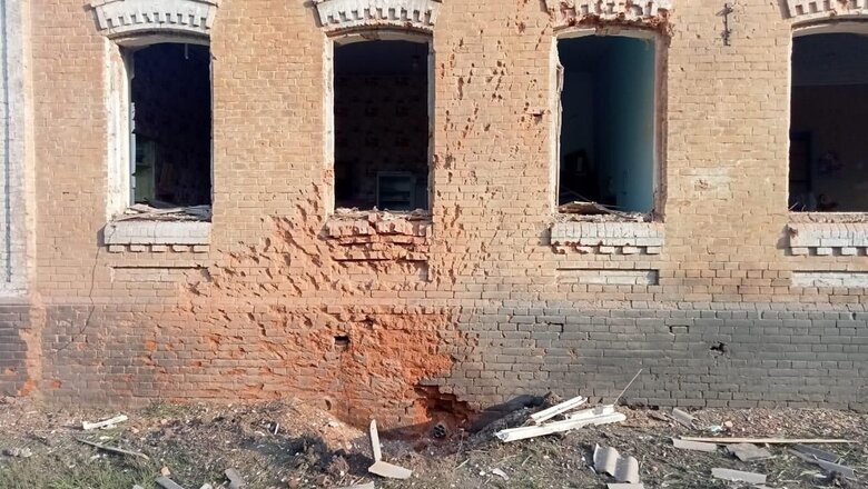 Russian plane shelled church and kindergarten in Sumy region