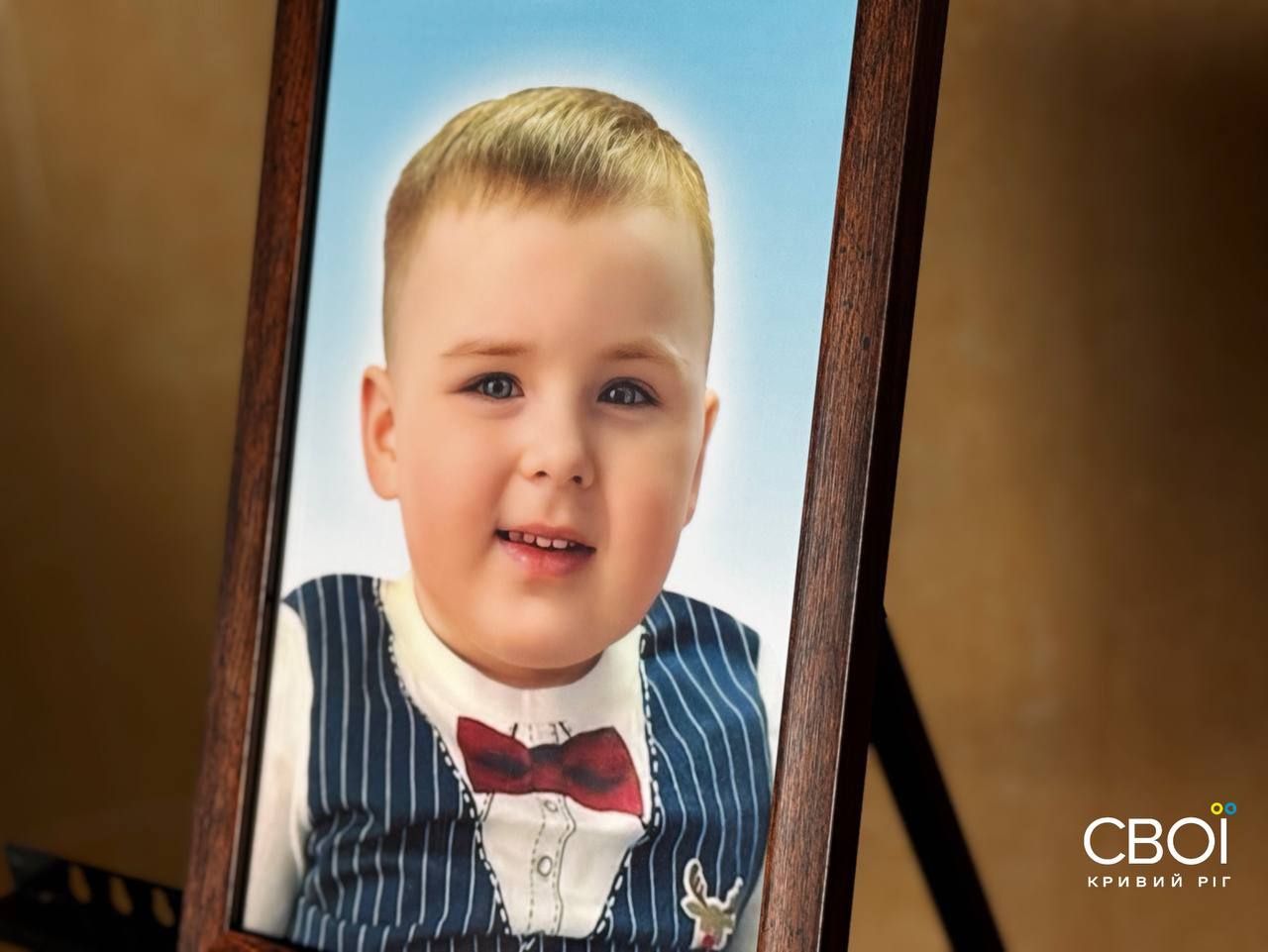 Baby Tymofii, 3, buried after Russian strike in Kryvyi Rih