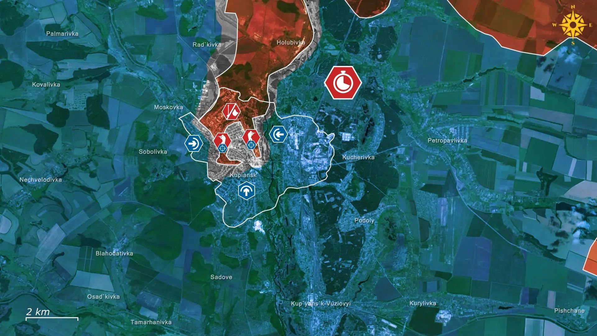 Ukrainian assault units clear Kupiansk; 60 enemy soldiers remain