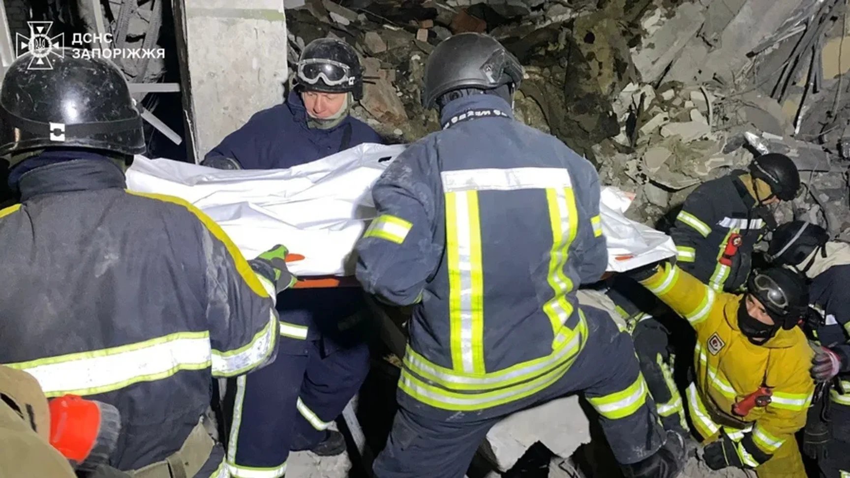 Death toll rises to 10 after attack on Zaporizhzhia medical facility