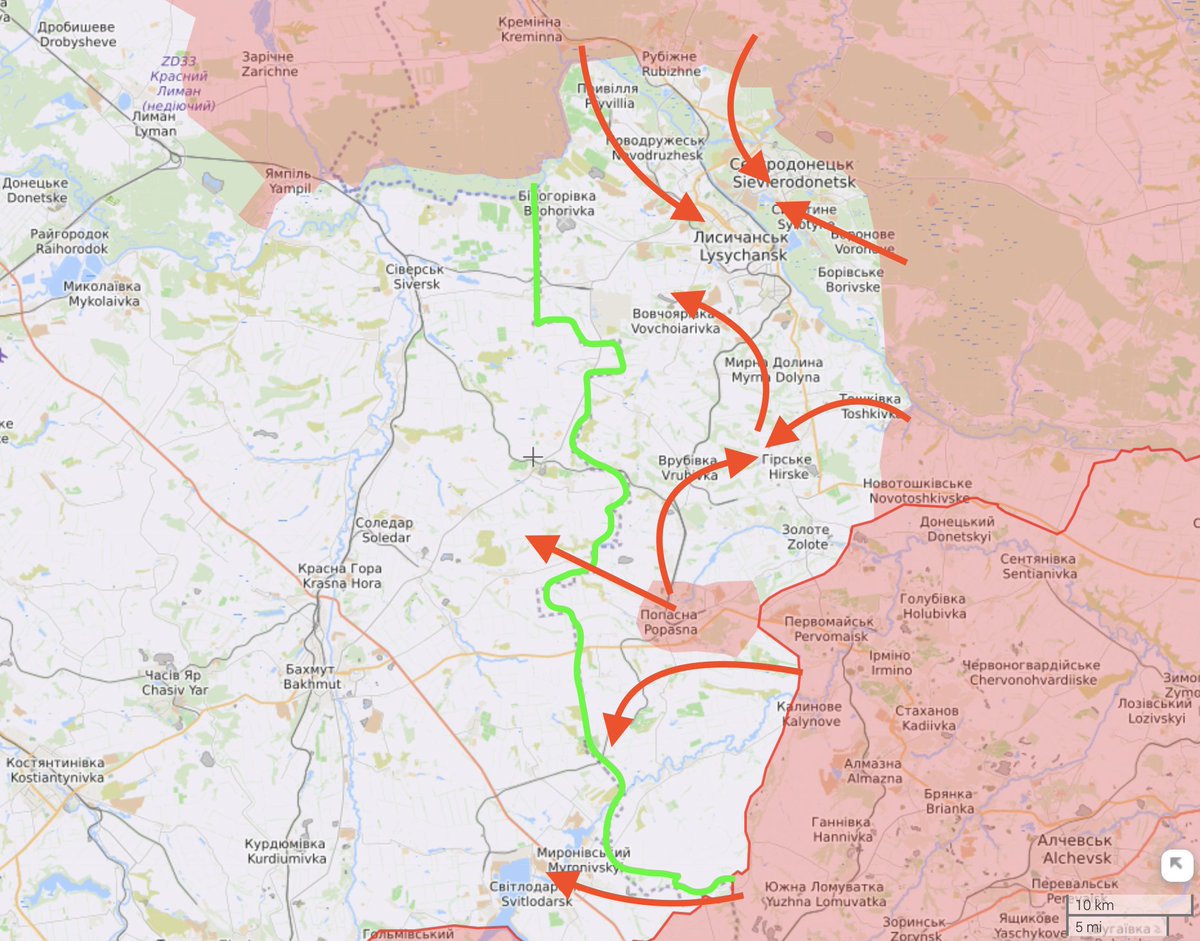 Popasnya-Lysychansk operation ending: artillery advantage, but two other key reasons