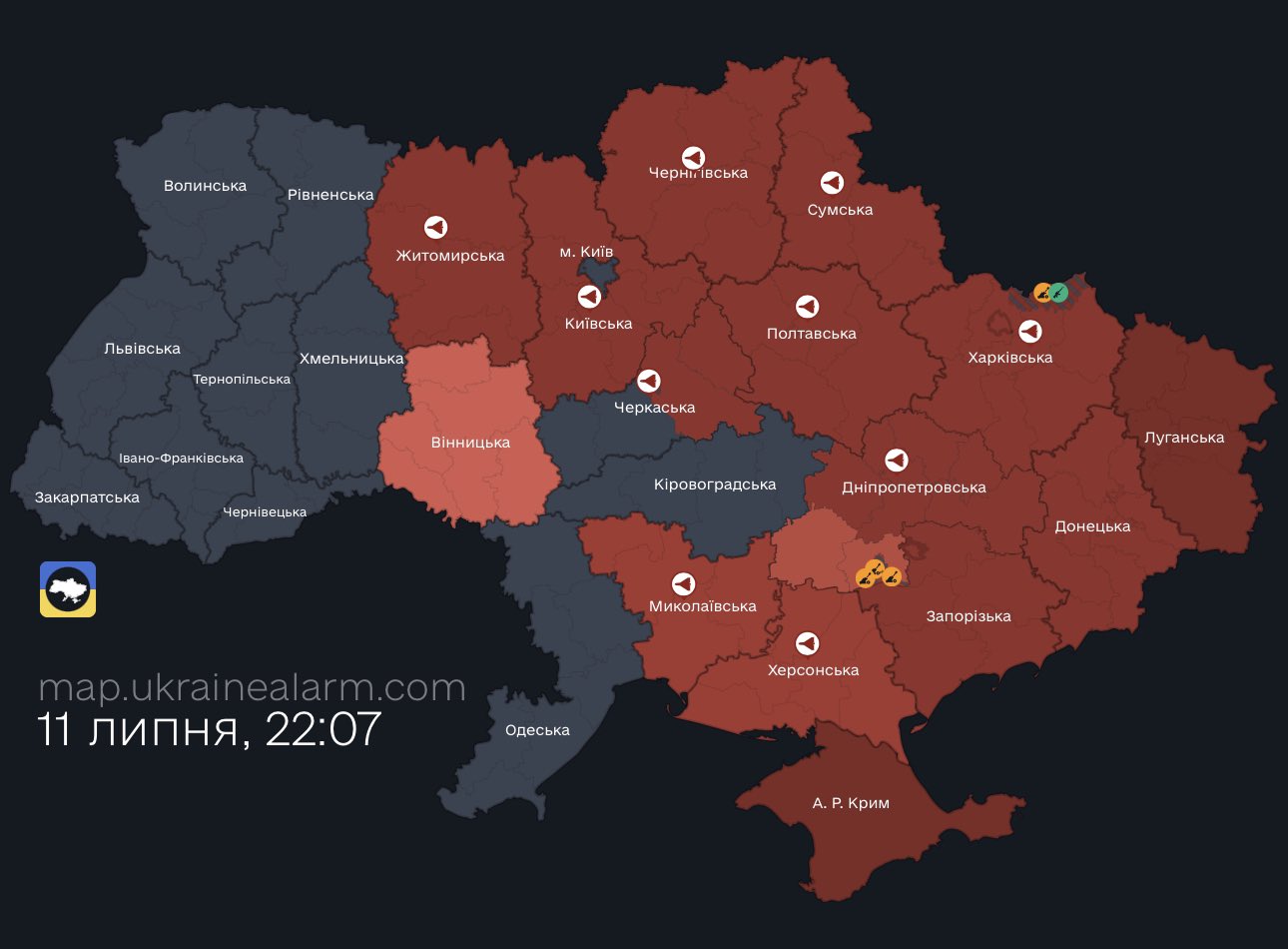Russia launches massive drone strike on Ukraine