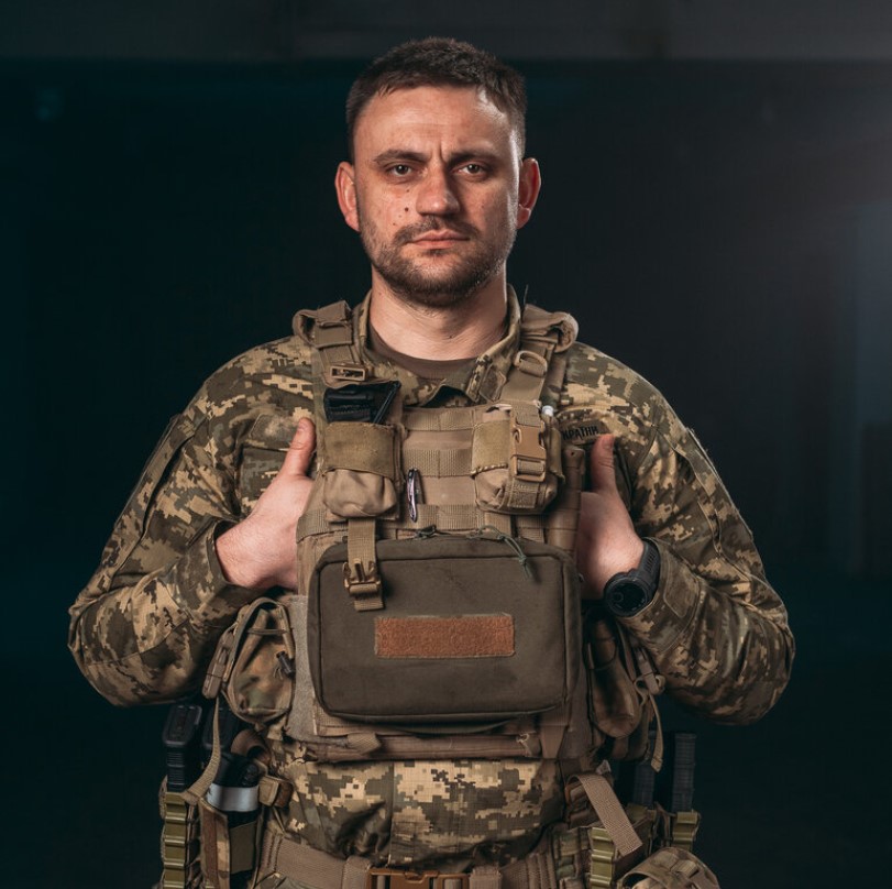 Major Oleg Huít first saw drone in Popasna