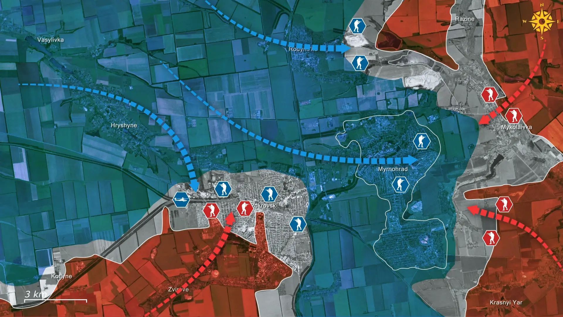 Ukrainian special forces strike Pokrovsk