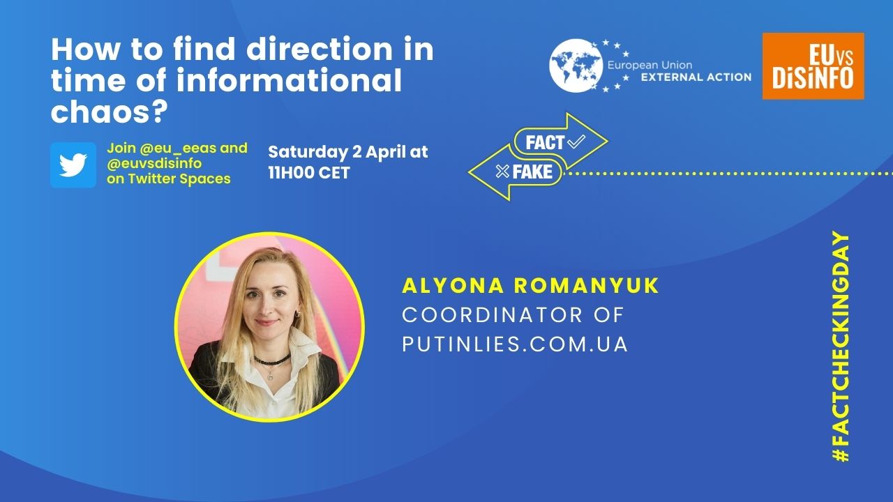 Putin Lies Coordinator to Join #FactCheckingDay to Combat Russian Propaganda