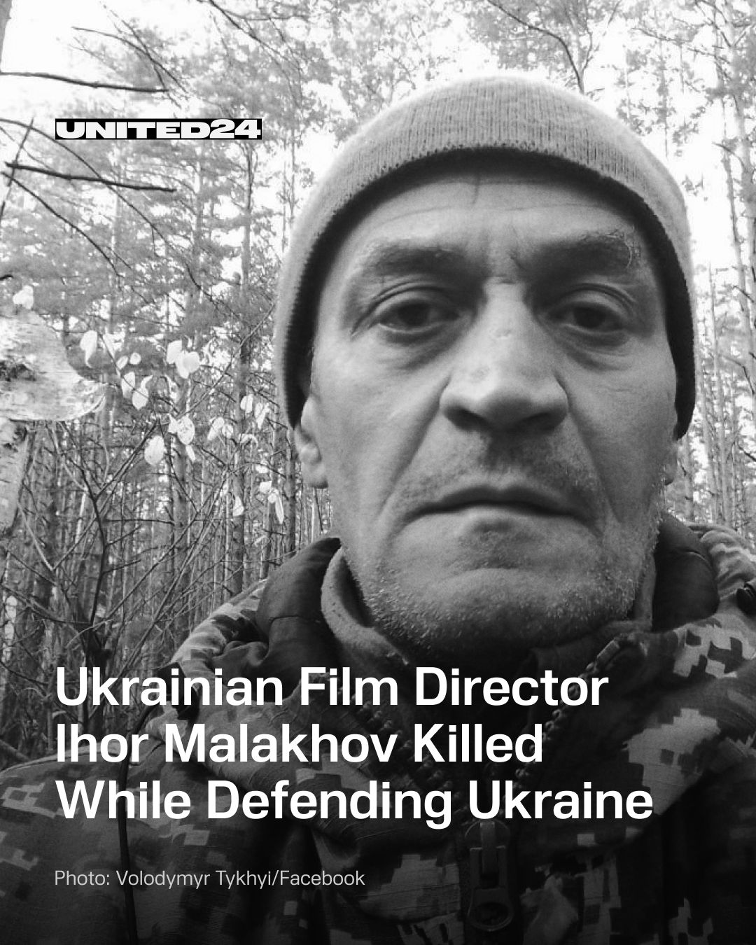 Ukrainian Film Director Ihor Malakhov Confirmed Killed at Front