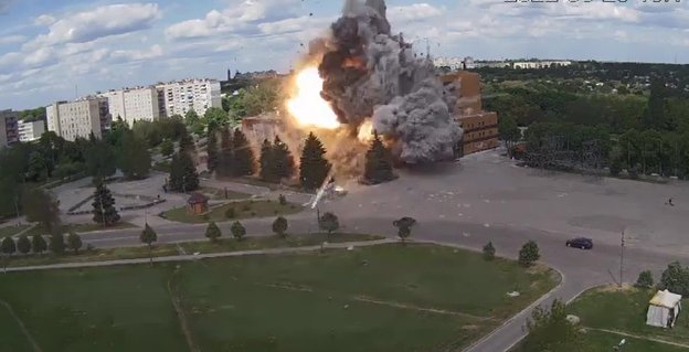 Russians launched missile strike on Lozova, casualties include a child