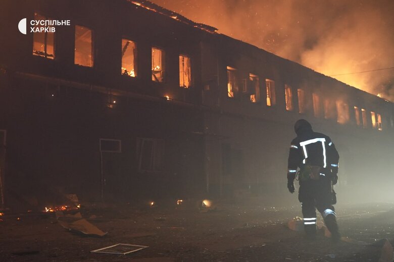 Enemy attacked civilian enterprise in Kharkiv with ‘Shaheds’