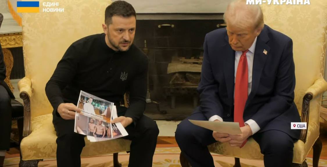 Zelenskyy shows Trump photos of soldiers returned from Russian captivity