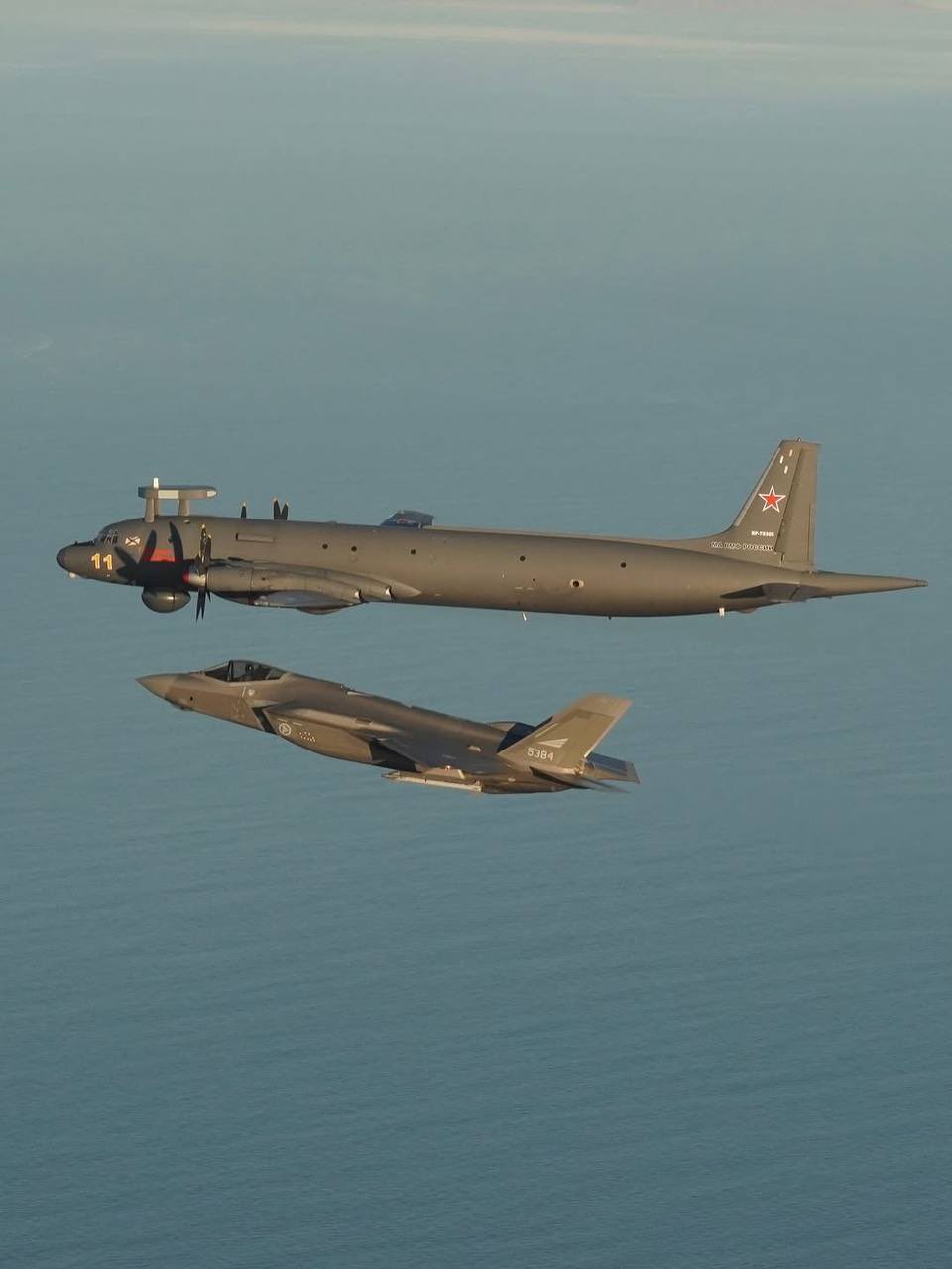 Norwegian F-35s intercept Russian Navy aircraft near Norway