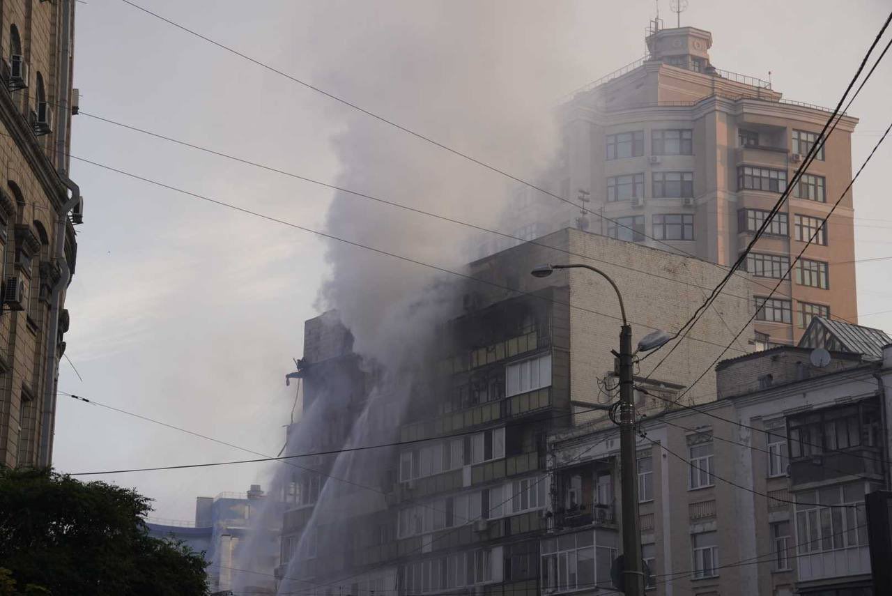 Morning in Kyiv after bloody Russian strike
