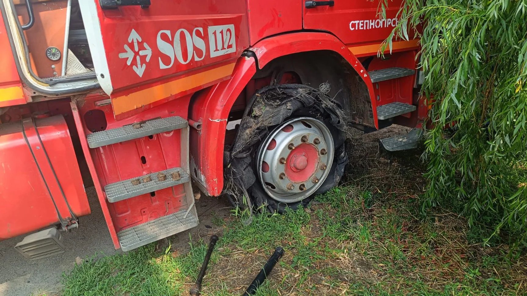 Emergency attack on fire protection in Zaporizhzhia region