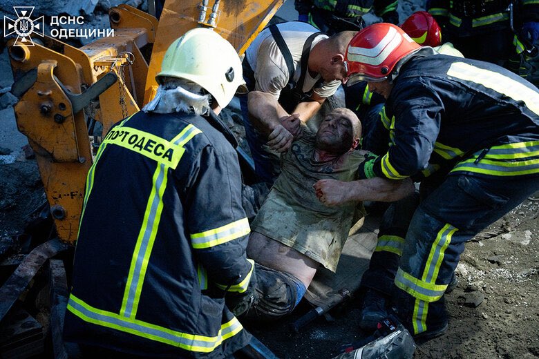 Building Collapse in Odesa Port