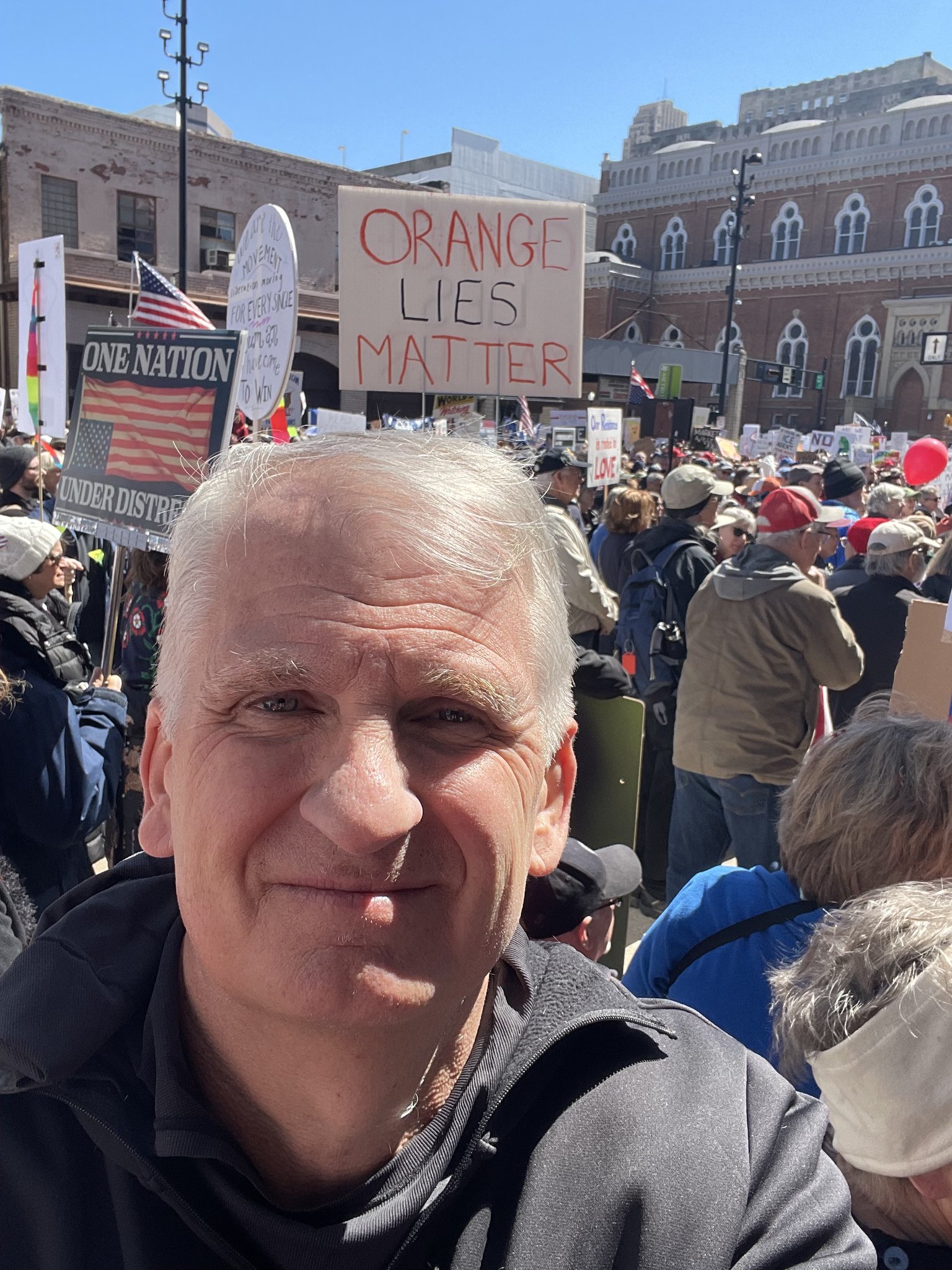 NoKings Protest Takes Place in Cincinnati Ohio