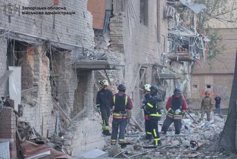 Russian airstrike on Zaporizhzhia: number injured rises to 11