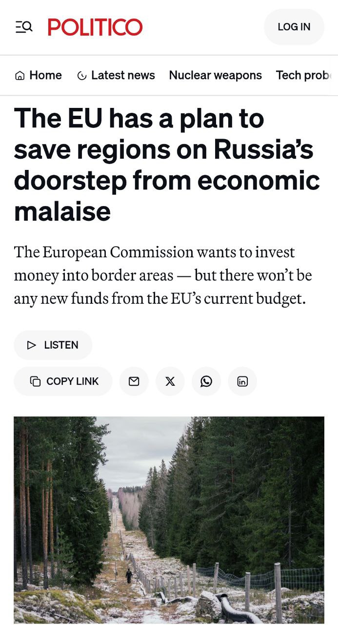 European Commission plans investment in EU border regions hit by war