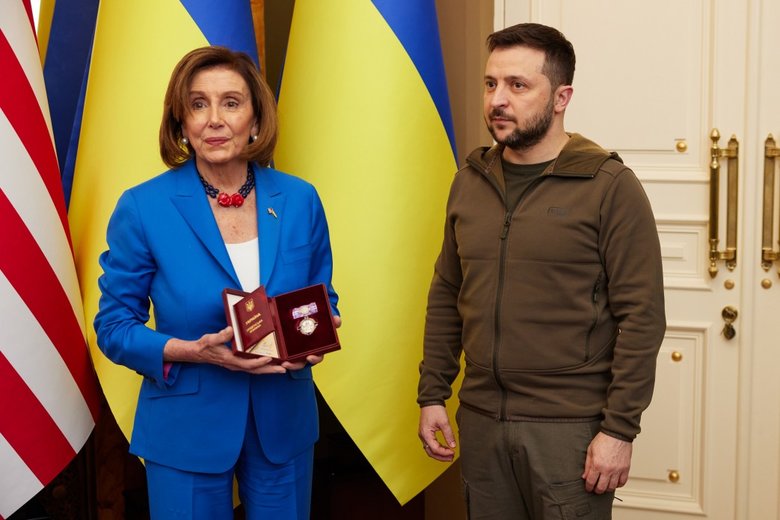 Zelensky awards Pelosi Order of Princess Olga: meeting details
