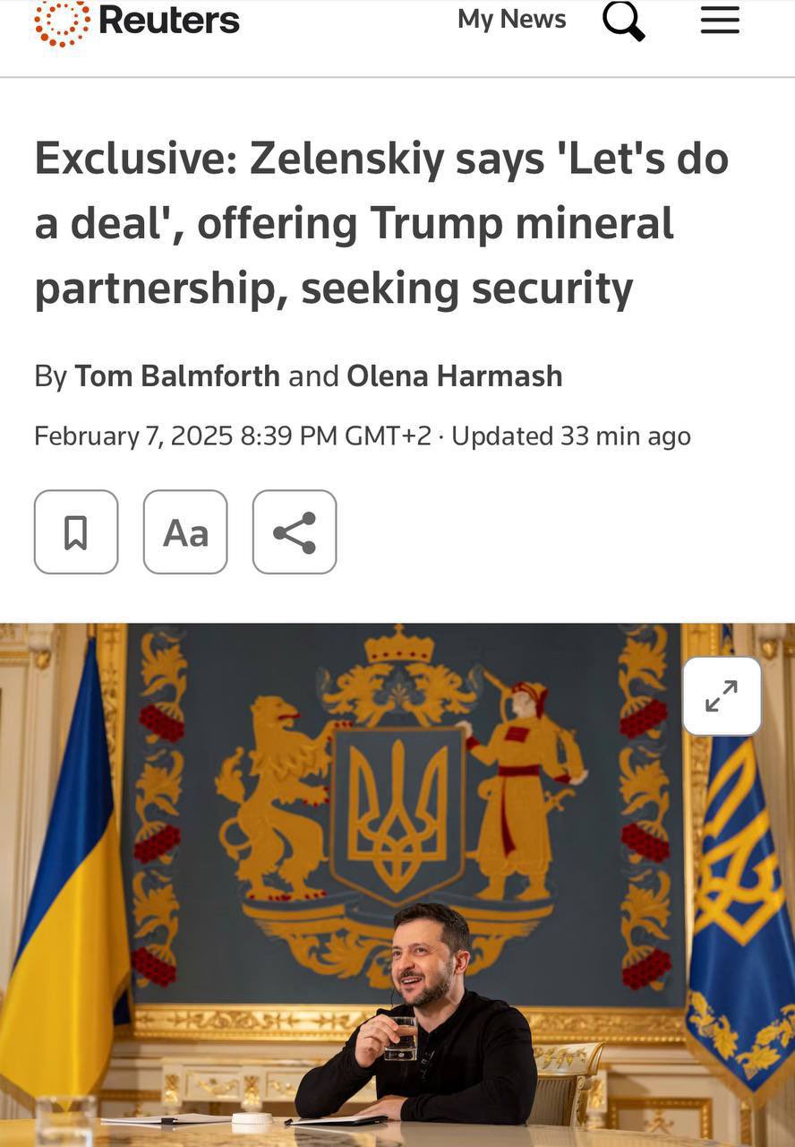 Ukraine won’t cede rare metals to US, says Zelenskyy