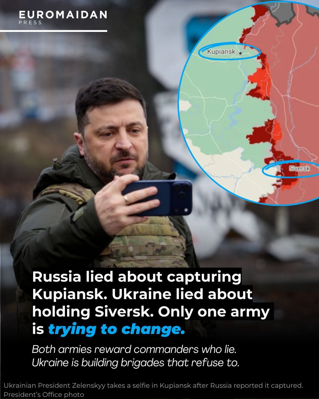 Putin awards medal for Kupyansk, Zelensky filmed there; Siversk lost due to Ukrainian deception.
