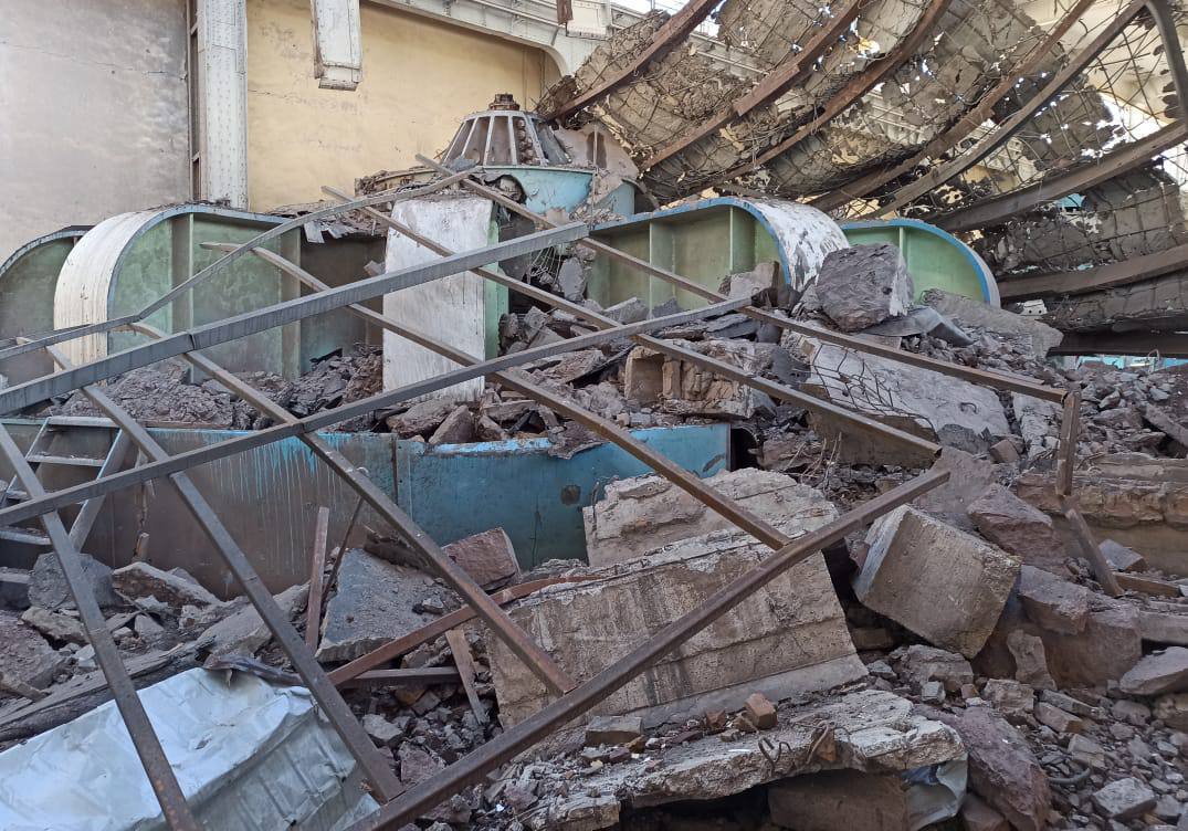 Two Ukrainian hydro facilities are out of service
