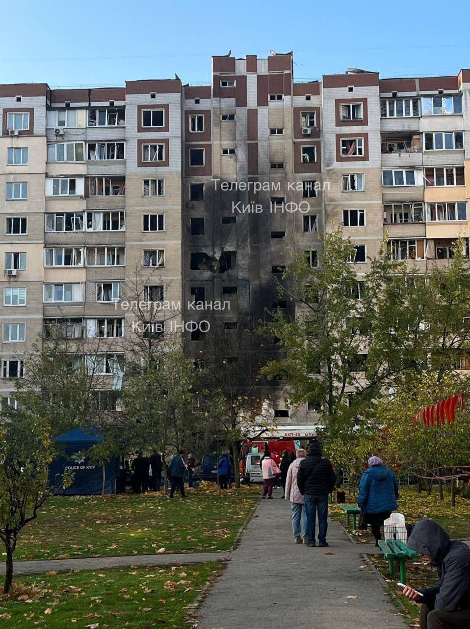 Russian drone strike on Kyiv kills two, injures 21 including five children