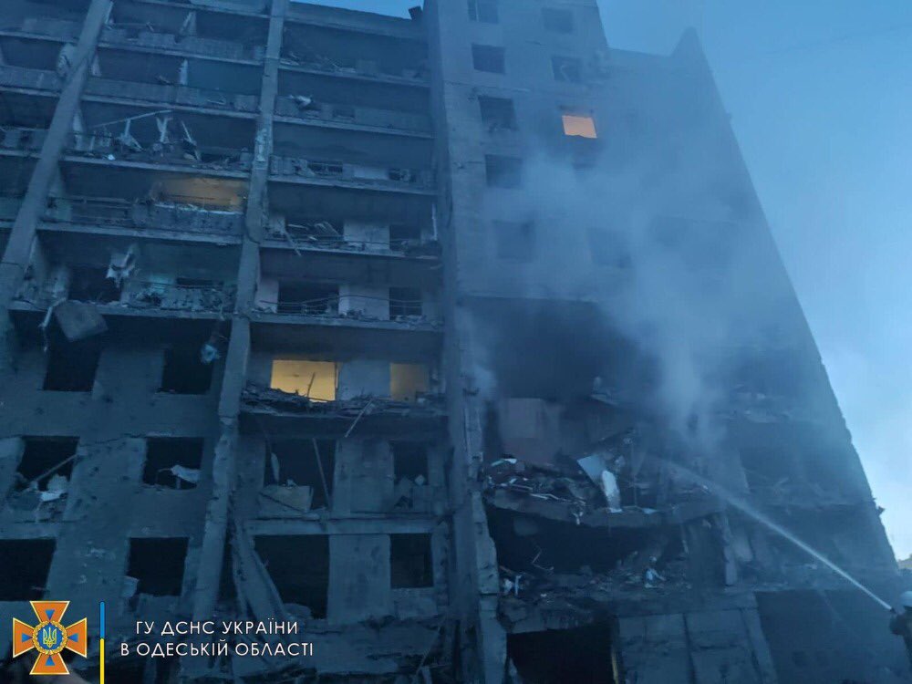 Residential building destroyed in Serhiivka, 16 dead