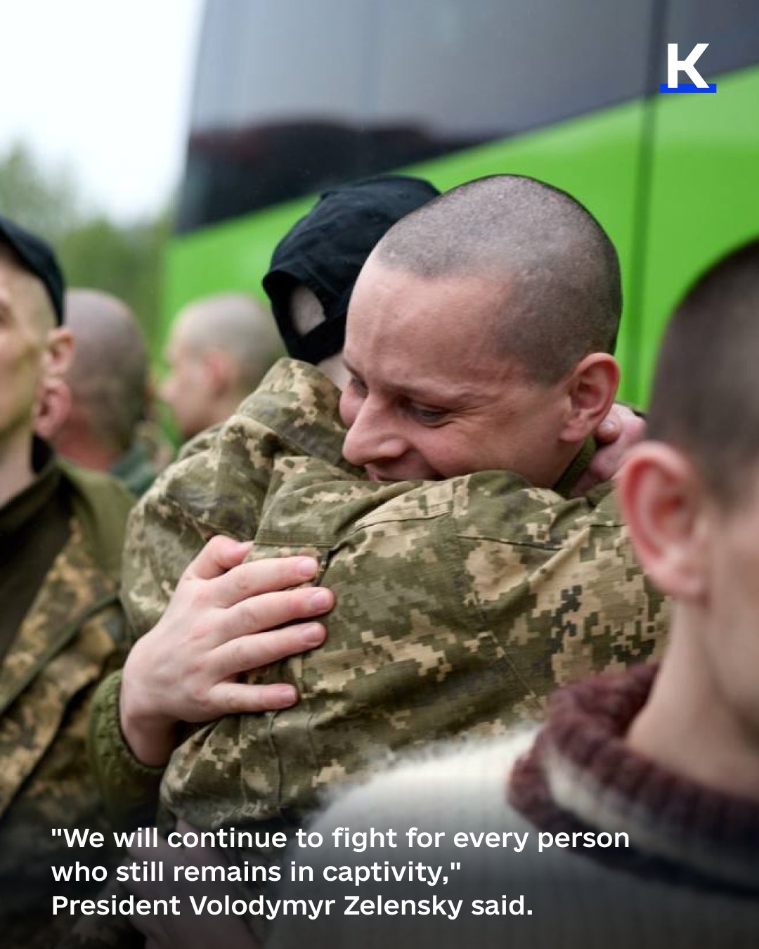 205 Ukrainian POWs freed in latest prisoner swap