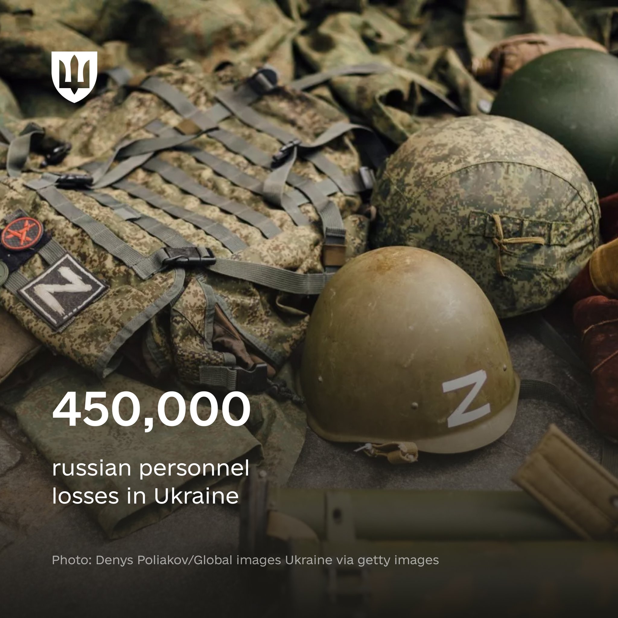 450,000 Russian Casualties in Ukraine