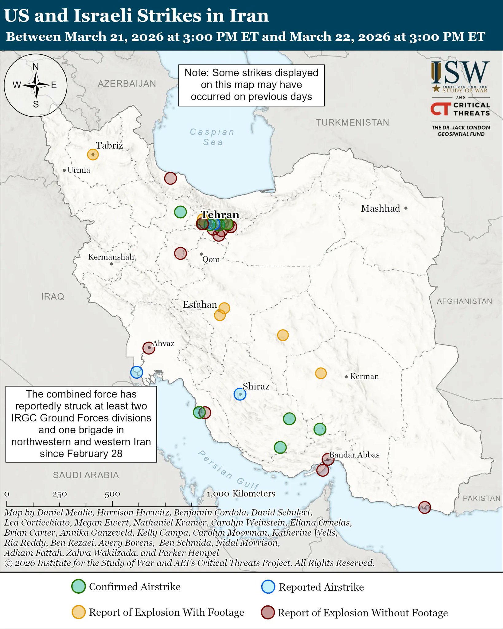 US-Israeli Airstrikes Target Iran Missile Facilities