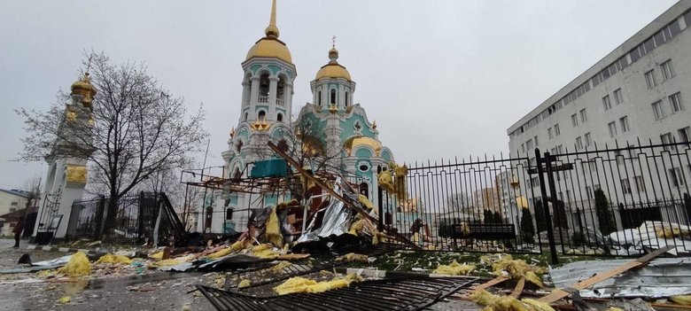 Russian forces shelled the Church in Kharkiv: Photo Report