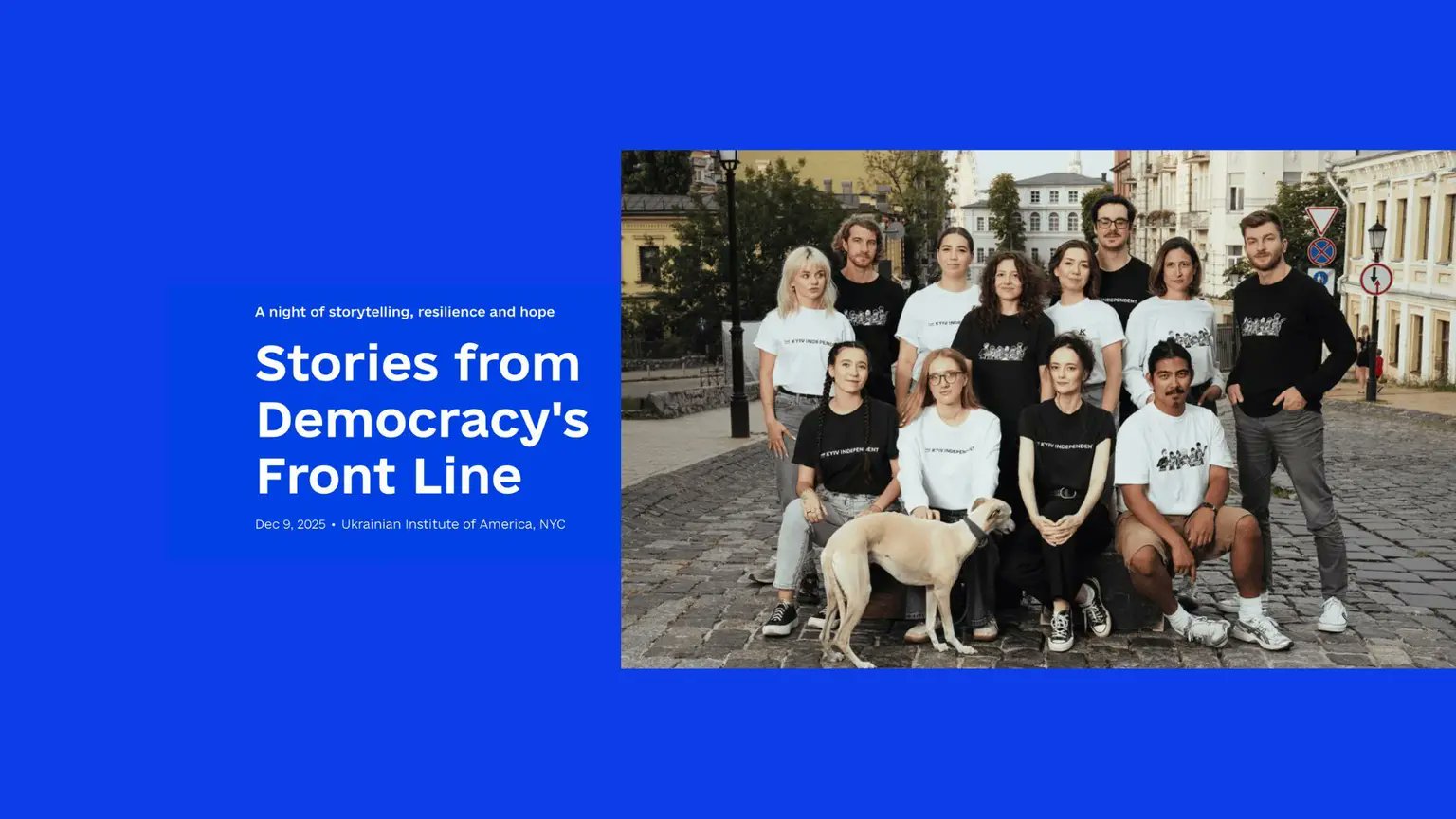 Kyiv Independent announces first live event in New York City