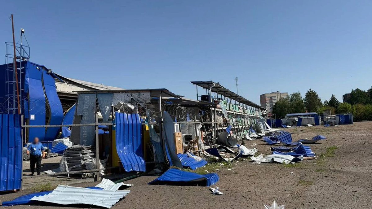 Russian missile strike kills two, injures 17 in Pryluky, Ukraine