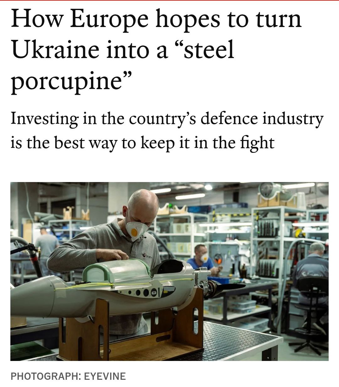 Ukraine triples weapons production in a year