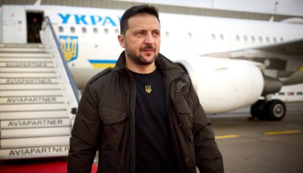 Zelenskyy lands in Paris, hopes to meet Trump