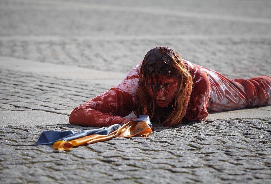 Artiste ukrainienne dénonce l’horreur de la guerre à Berlin