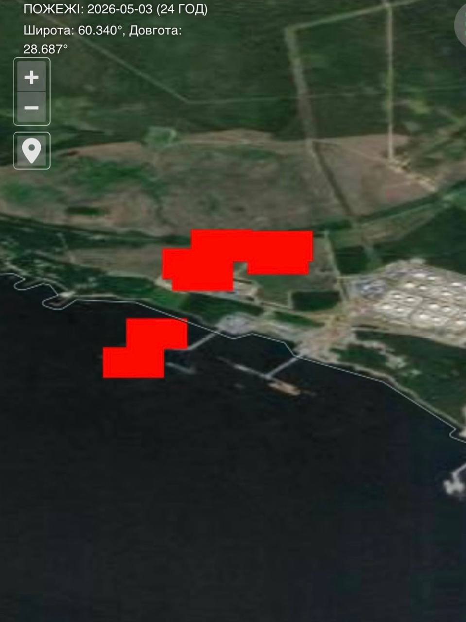 Missiles strike ships in Primorsk port