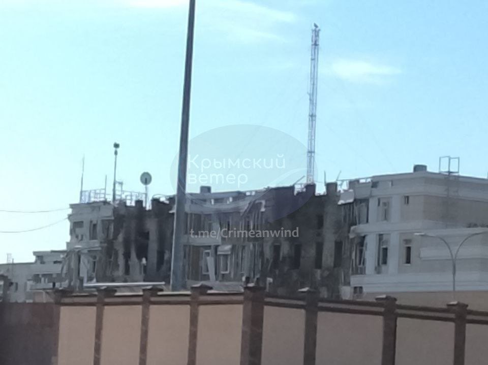 Ukrainian drone attacks FSB building in occupied Armyansk, Crimea