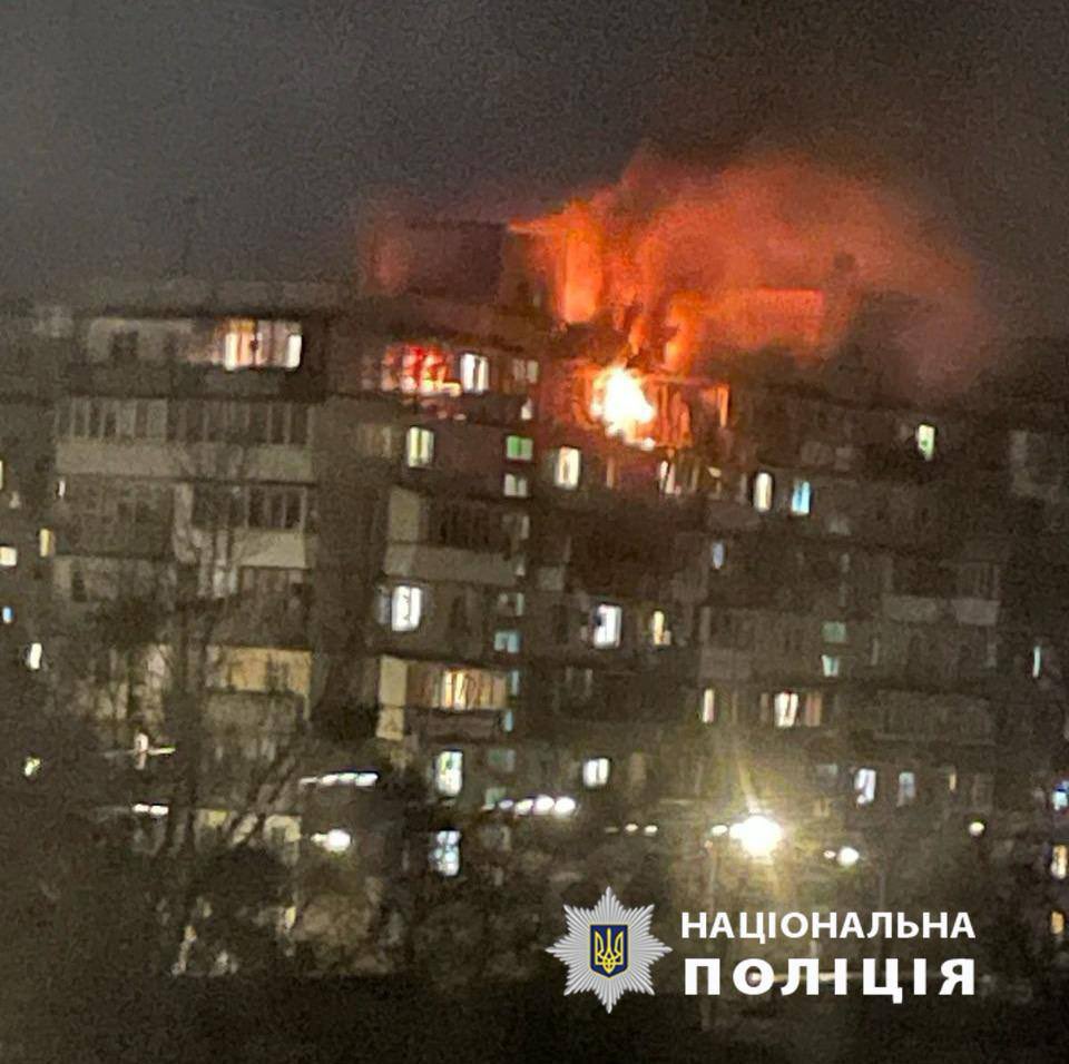 Massive Russian drone strike kills father and daughter in Kyiv