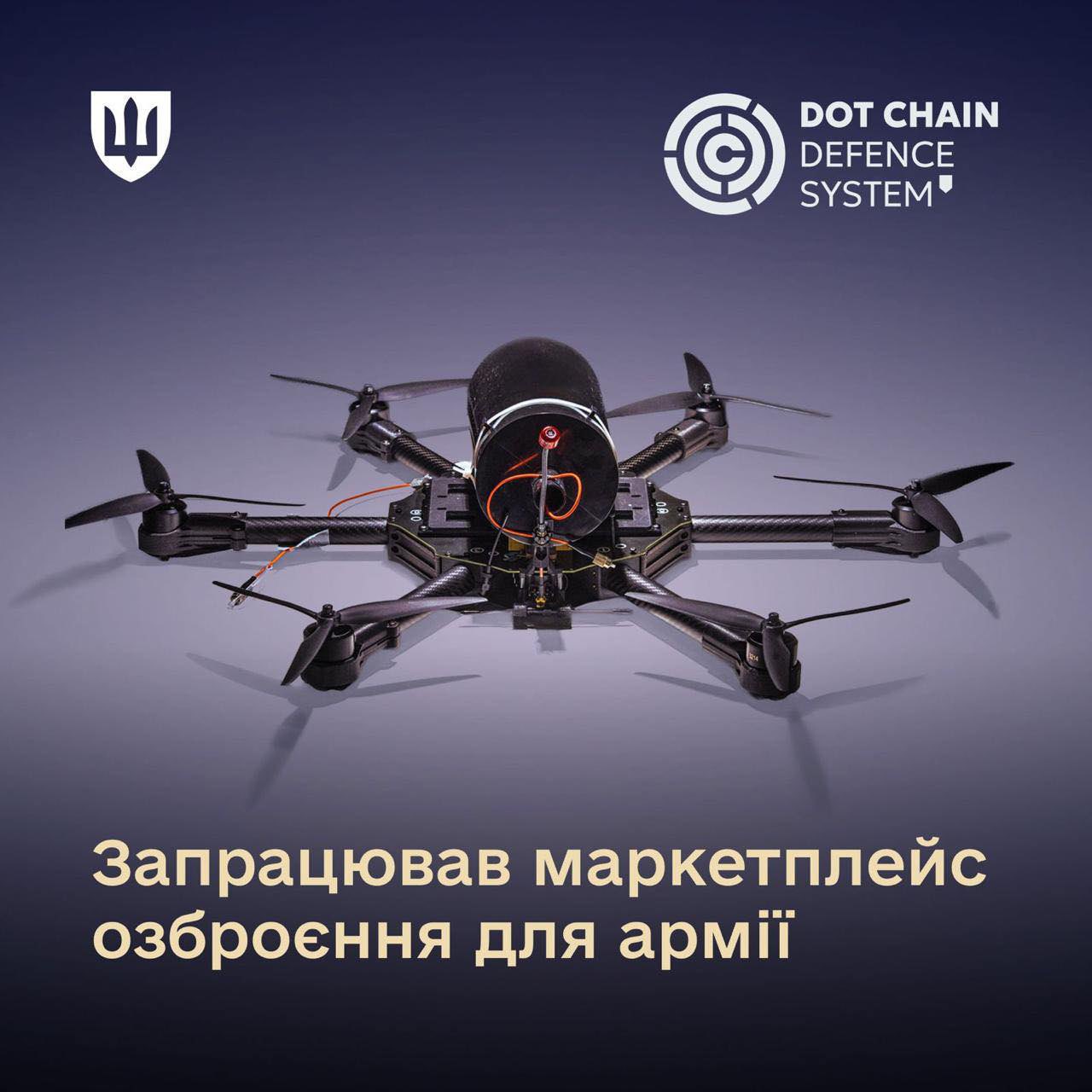 Ukraine MoD launches DOT-Chain weapons marketplace for brigades to order drones