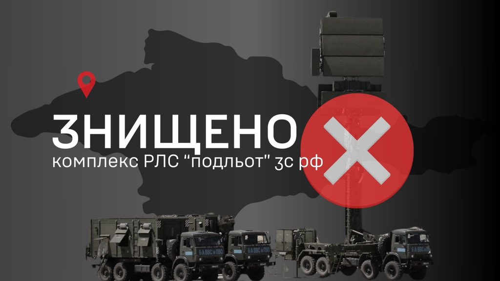 Ukrainian intelligence destroys Russian radar system in occupied Crimea