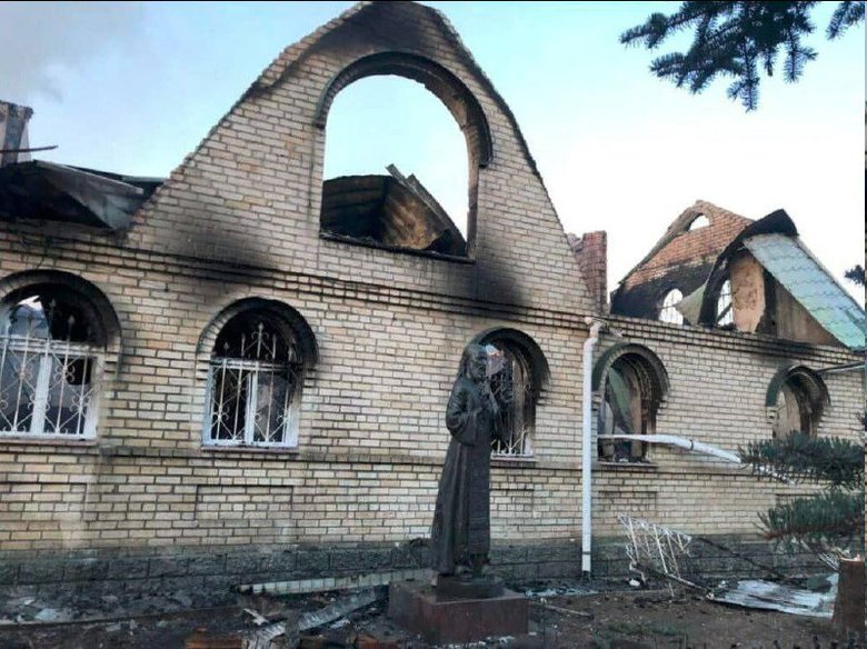 Occupiers destroyed elder Zosima Kazansky’s house