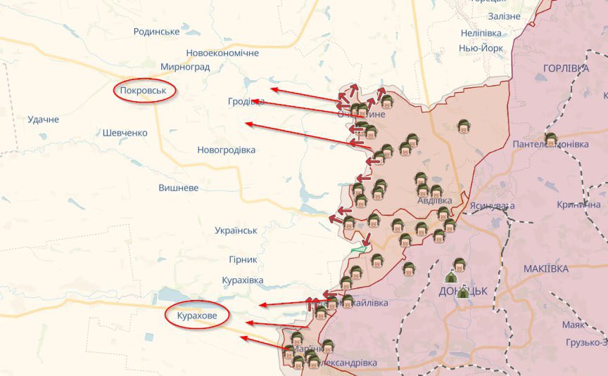 Russia attempts to reach Kurakhovo and Pokrovsk, says Ukraine’s top commander