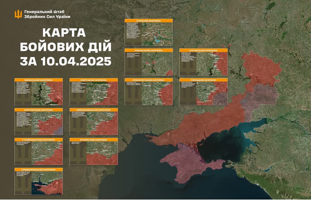Operational update on Russian invasion as of 11.04.2025