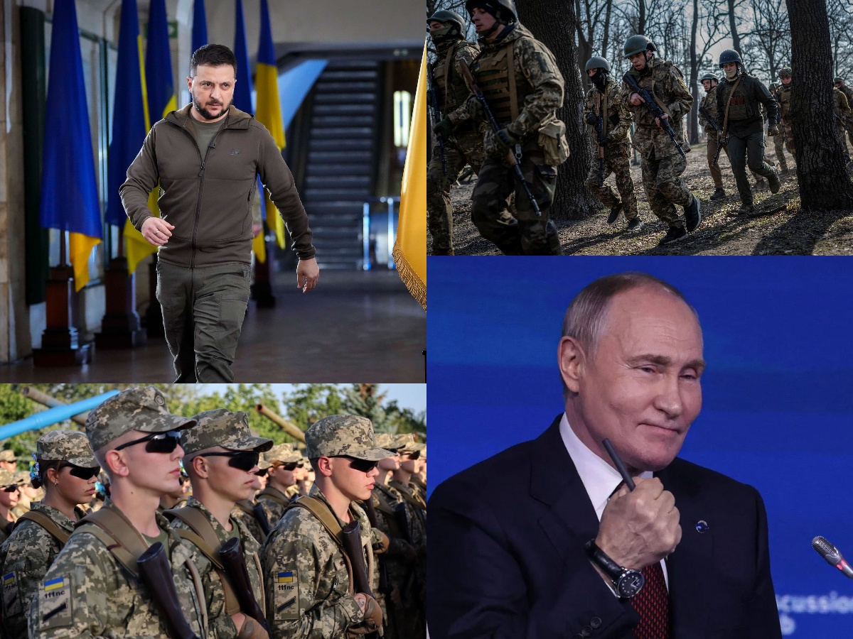 Ukraine and Russia strengthen positions for negotiations (12 words max)