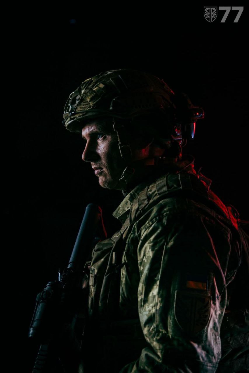 Ukrainian warriors of the 77th Airmobile Brigade continue their fight for freedom.