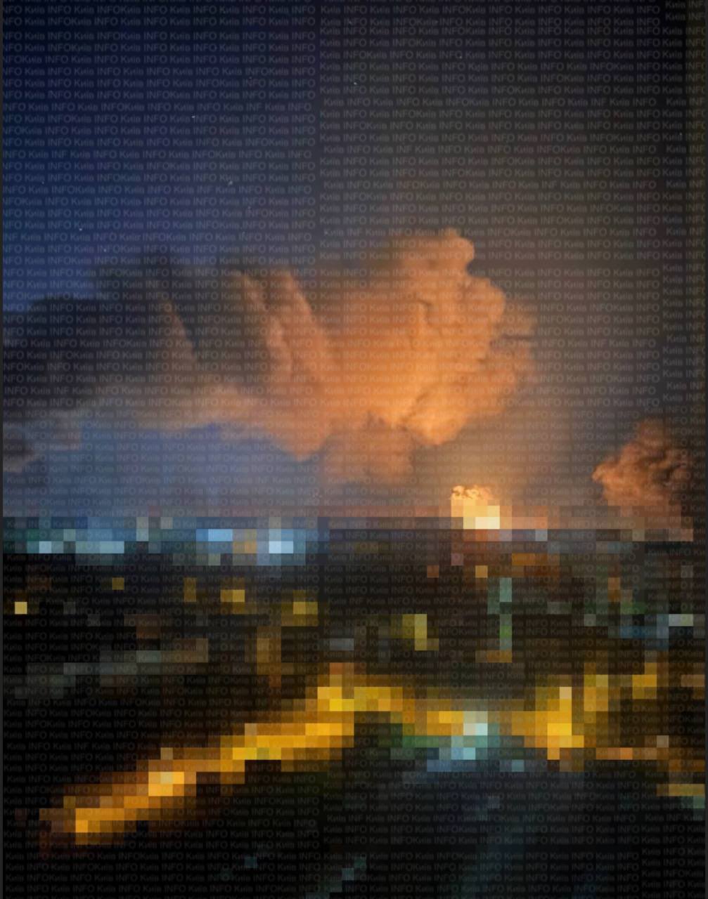 Kyiv burning after Russian drone and missile attack
