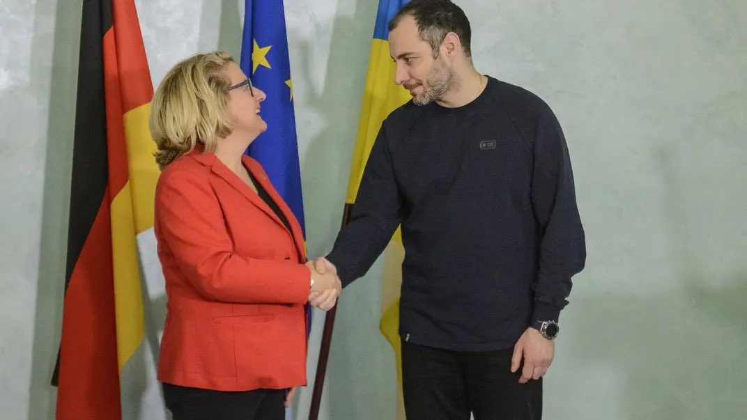 German minister visits Kyiv as counterpart is fired