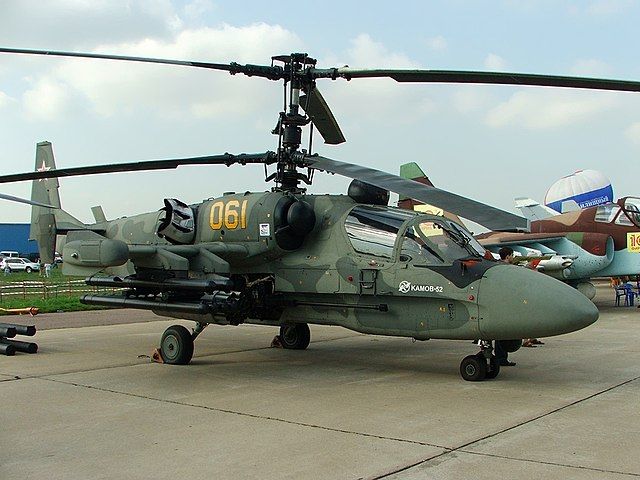 Ukrainians destroy Russian Ka-52 helicopter