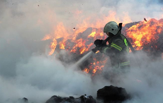 Explosion and fire in Sevastopol high-rise