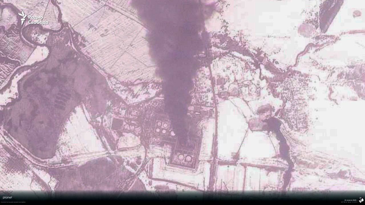 Gorky oil pumping station in Nizhny Novgorod region on fire after drone strike